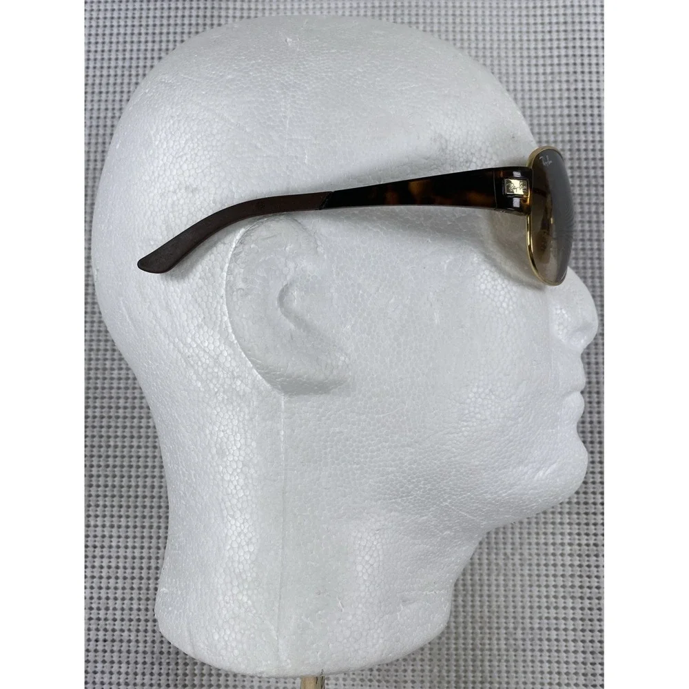 (FOR REPAIR) Ray Ban Double Bridge Aviator Sunglasses RB 3467 Tortoise Shell